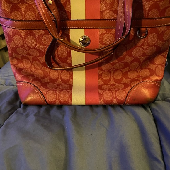 Pink Coach Purse - Picture 3 of 4